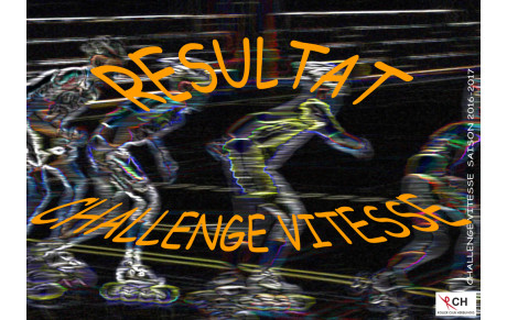 RESULTATS CHALLENGE VITESSE 
